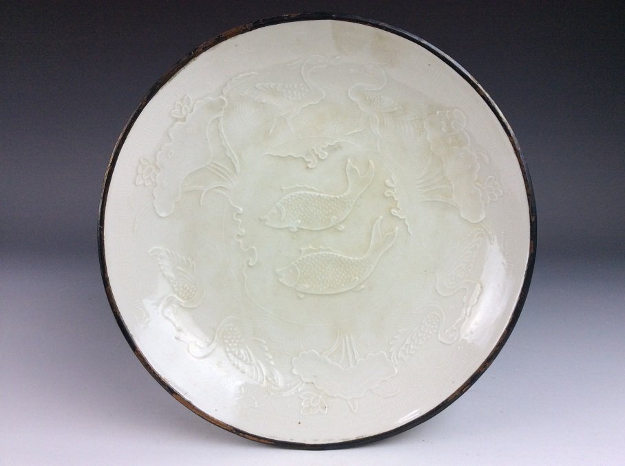 Fine Chinese porcelain plate, Doucai glaze (1 of 9)