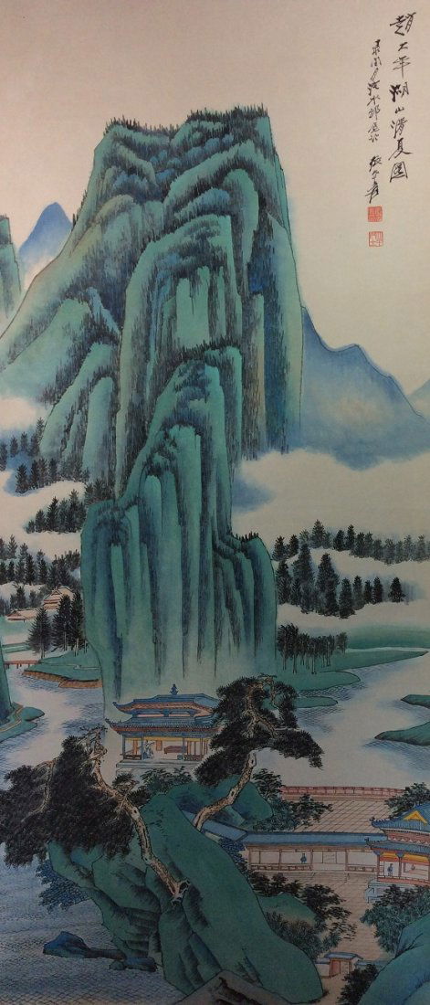 Chinese Hand painted,  Hanging scroll    Chinese hand (1 of 5)