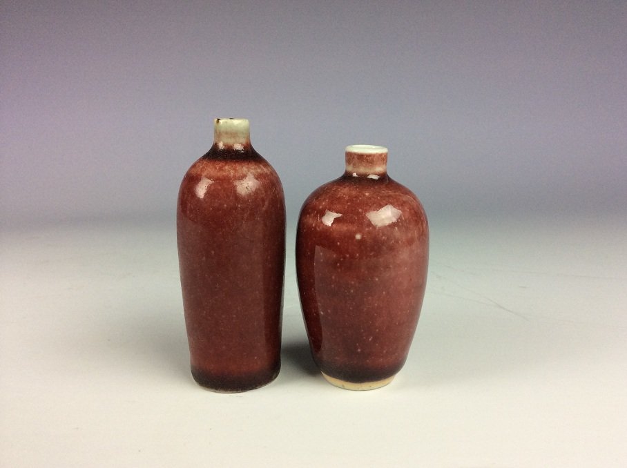 18C Kangxi period, a set of two Chinese porcelain snuff (1 of 5)