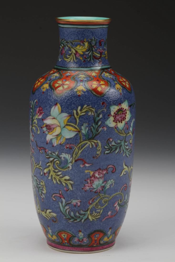 [CHINESE] "DA QING QIAN LONG NIAN ZHI" MAKRED CLOISONNE (1 of 2)
