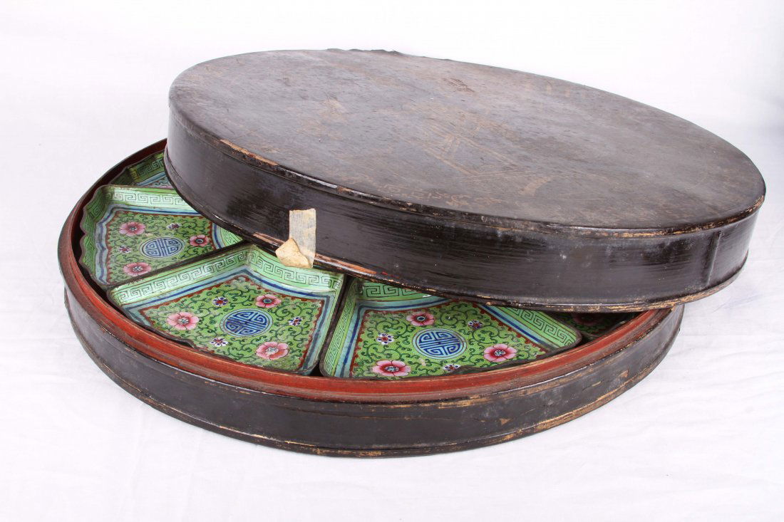 [CHINESE]A SET OF LATE 18TH CENTURY CLOISONNE ENAMEL (1 of 5)