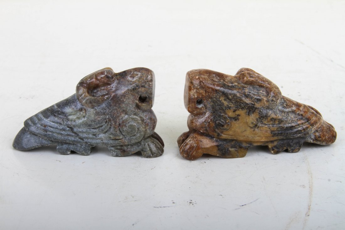 [CHINESE]A SET OF JADE CARVED RAM SHAPED ORNAMENT (1 of 3)