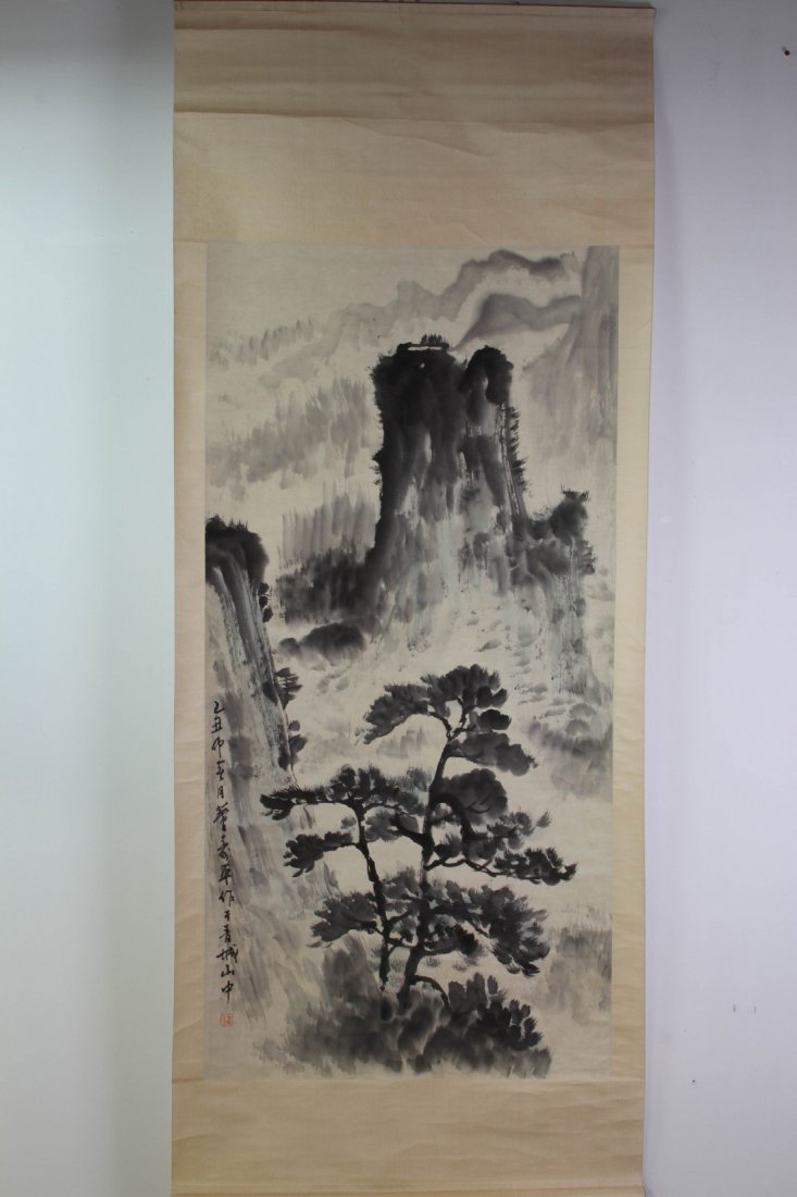 [CHINESE]A DONGSHOUPING INSCRIBED WATER COLOR PAINTING (1 of 2)
