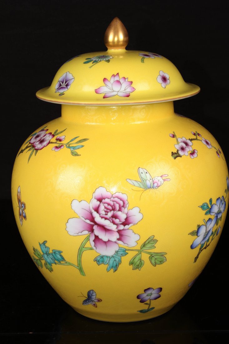 [CHINESE]A "DA QING QIAN LONG NIAN ZHI"MARKED YELLOW (1 of 4)