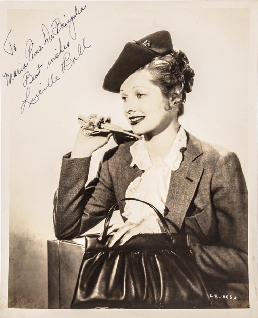 c. 1938 LUCILLE BALL Signed B&W Photograph (1 of 3)