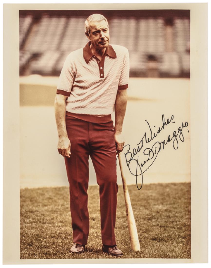 JOE DiMAGGIO Signed Color Photograph (1 of 6)
