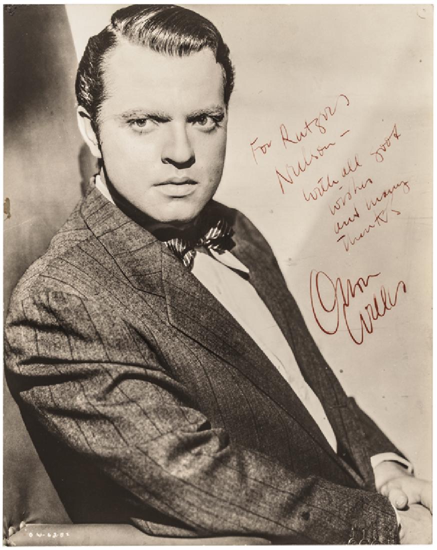 Gorgeous Inscribed + Signed ORSON WELLES Photo! (1 of 2)