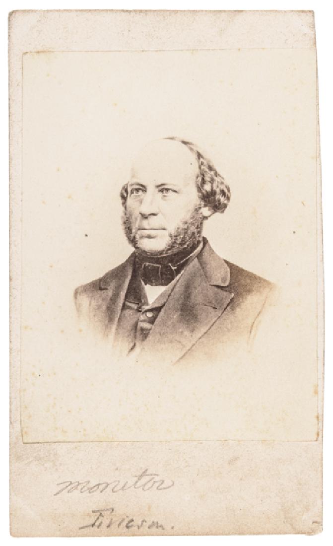 1862 Civil War John Ericsson Carte de Visite (1 of 2)
