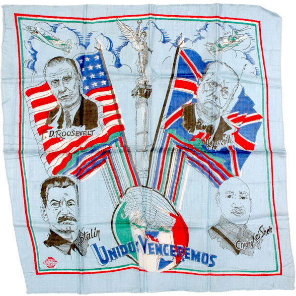 WW II Mexican Solidarity Textile (1 of 1)