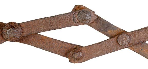 Hand-forged Cannonball Iron Tongs, c. 1775 - 2