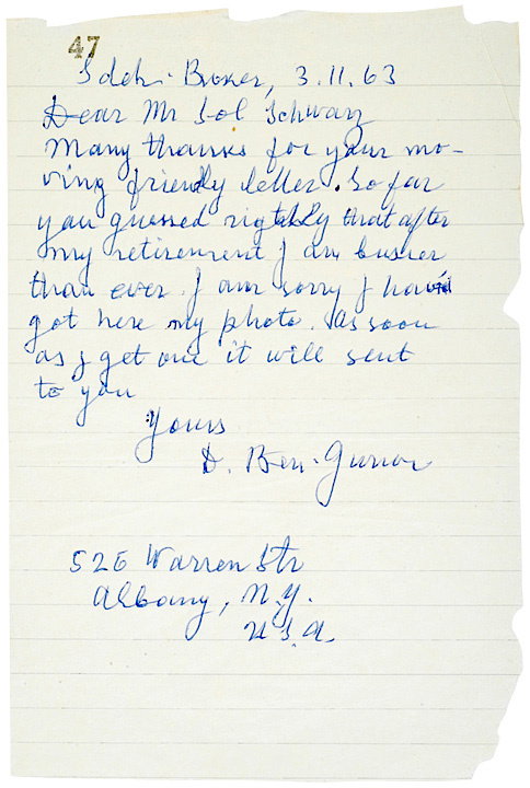 Autograph Letter Signed, DAVID BEN-GURION, 1963