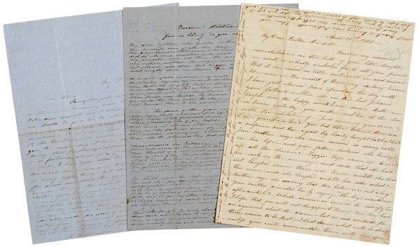 Letters to JAMES WILLIAM DENVER 1846 and 1861