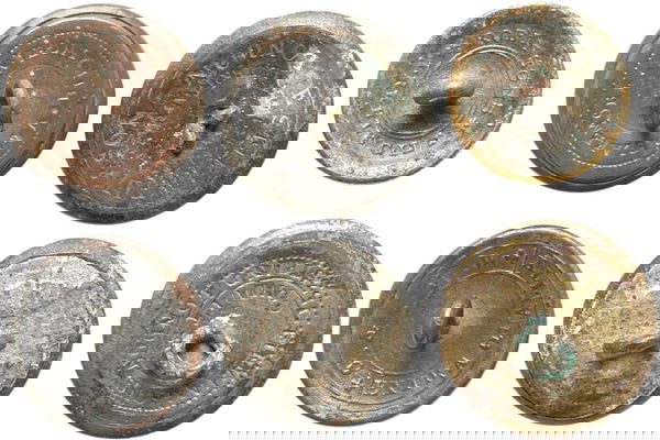 War of 1812 Period: Six British Military Buttons - 2