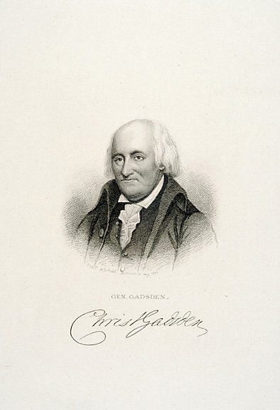 1870 Engraving: GADSDEN - Dont Tread on Me!