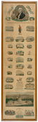 656: c. 1860, Lithographic Print, Washington Panorama