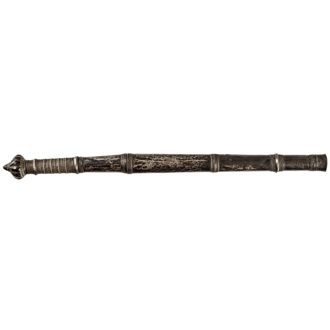 17th-18th Century Silver Cased Fighting Knife Set (1 of 2)