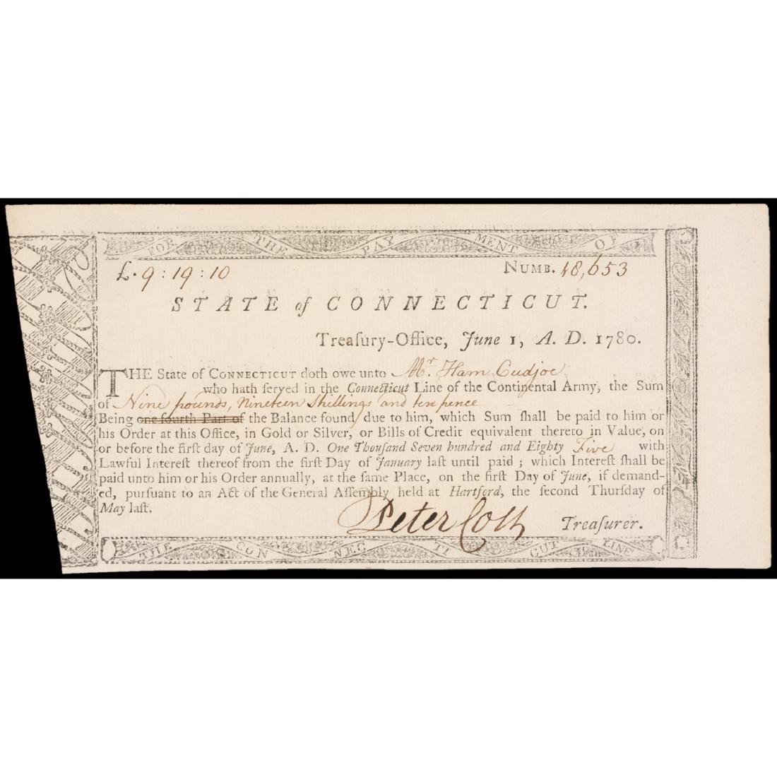 1782 Connecticut Payment Guarantee for Service (1 of 2)