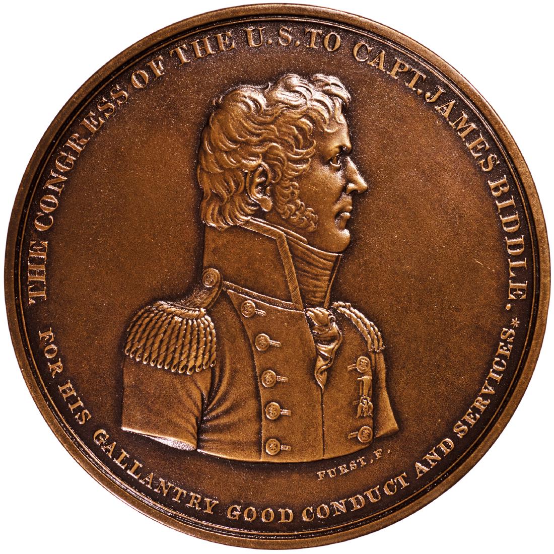 1815 Captain James Biddle Naval Medal NGC MS-67 (1 of 4)