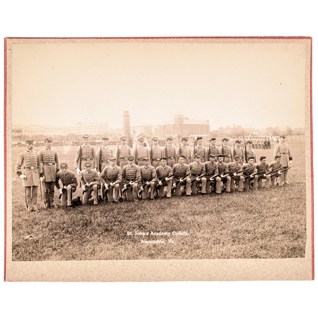 c 1860 St. Johns Academy Cadets Alexandria, Va. (1 of 2)