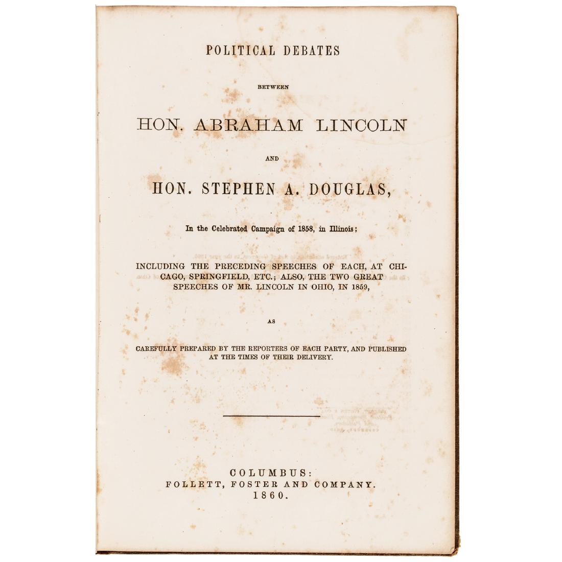 Two Abraham Lincoln Political + Gettysburg Books (1 of 8)
