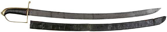 c.1780 French Saber with Scabbard