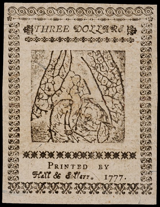 Continental Currency, Feb. 26, 1777, 9 Notes - 2