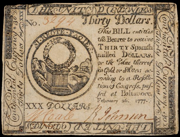 Continental Currency, Feb. 26, 1777, 9 Notes - 7