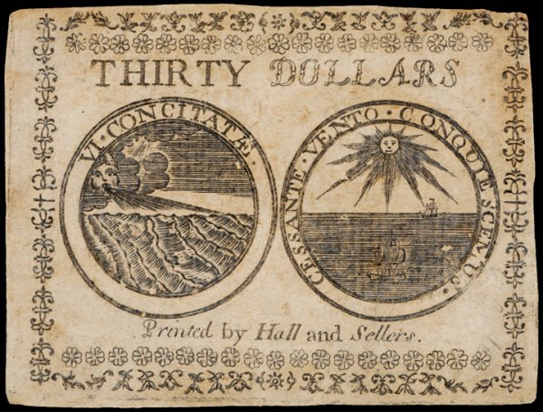 Continental Currency, Feb. 26, 1777, 9 Notes - 8