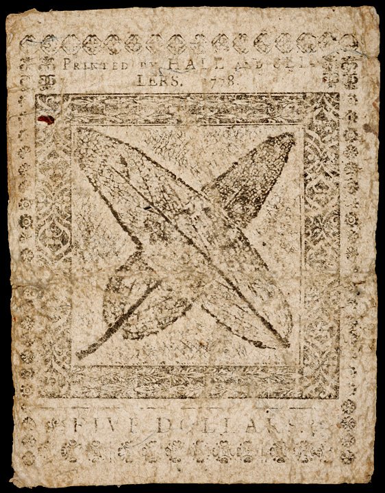 Continental Currency, April 11, 1778, Yorktown $5 - 2
