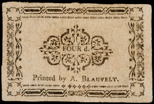 Colonial Currency, NJ, 1791, 1796, 3 Notes - 2