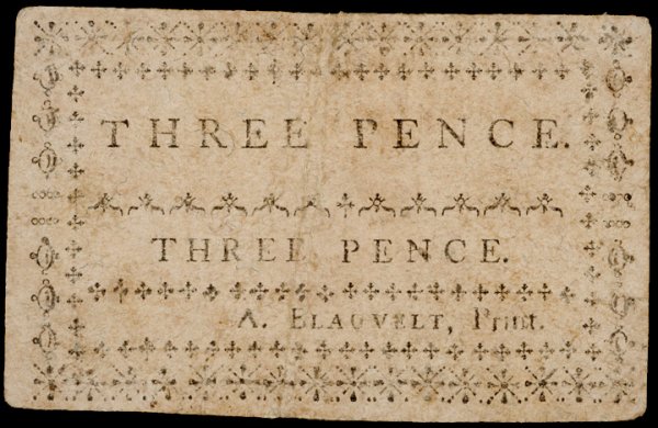 Colonial Currency, NJ, 1791, 1796, 3 Notes - 4