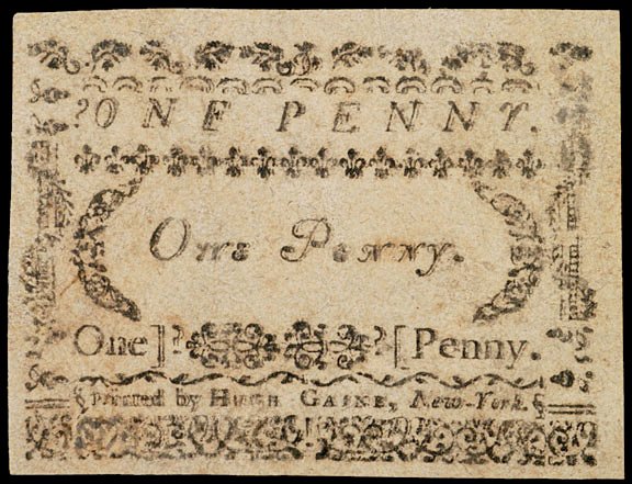 Colonial Currency, NY, February 20, 1790, 1d - 2