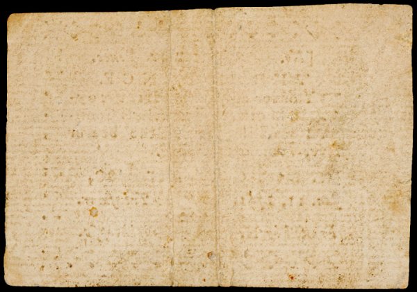 Colonial Currency NY, Jan. 11, 1791, 3d, DUTCHESS - 2