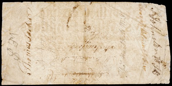 Colonial Currency, NC, March 9, 1754, 15s, ARMOR - 2