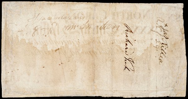 Colonial Currency, NC, March 9, 1754, 30s, HOUSE - 2