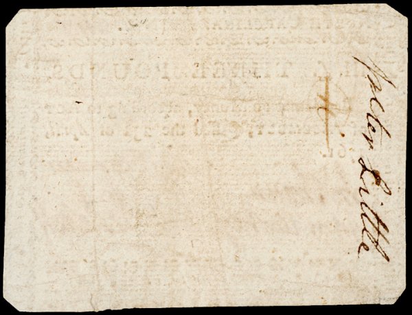 Colonial Currency, NC, April 23, 1761, £3 - 2