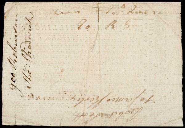 Colonial Currency, NC, December 1768, 40s - 2