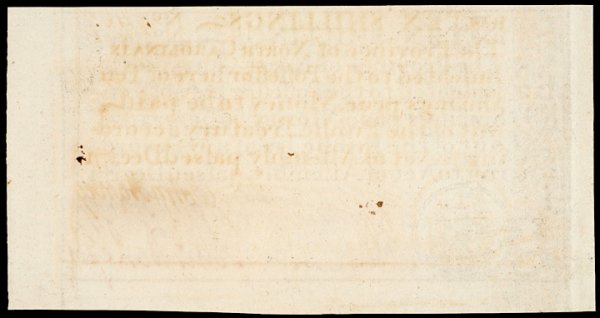 Colonial Currency, NC, December 1771, 10s, SHIP - 2