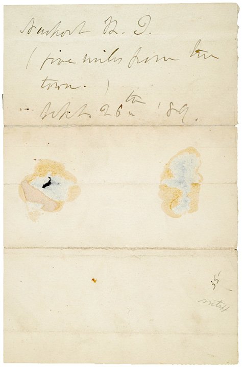 JULIA WARD HOWE Signed Letter, 1889 - 2