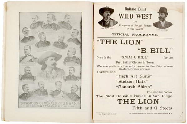 Rare Buffalo Bills Wild West Program, 1902 - 3