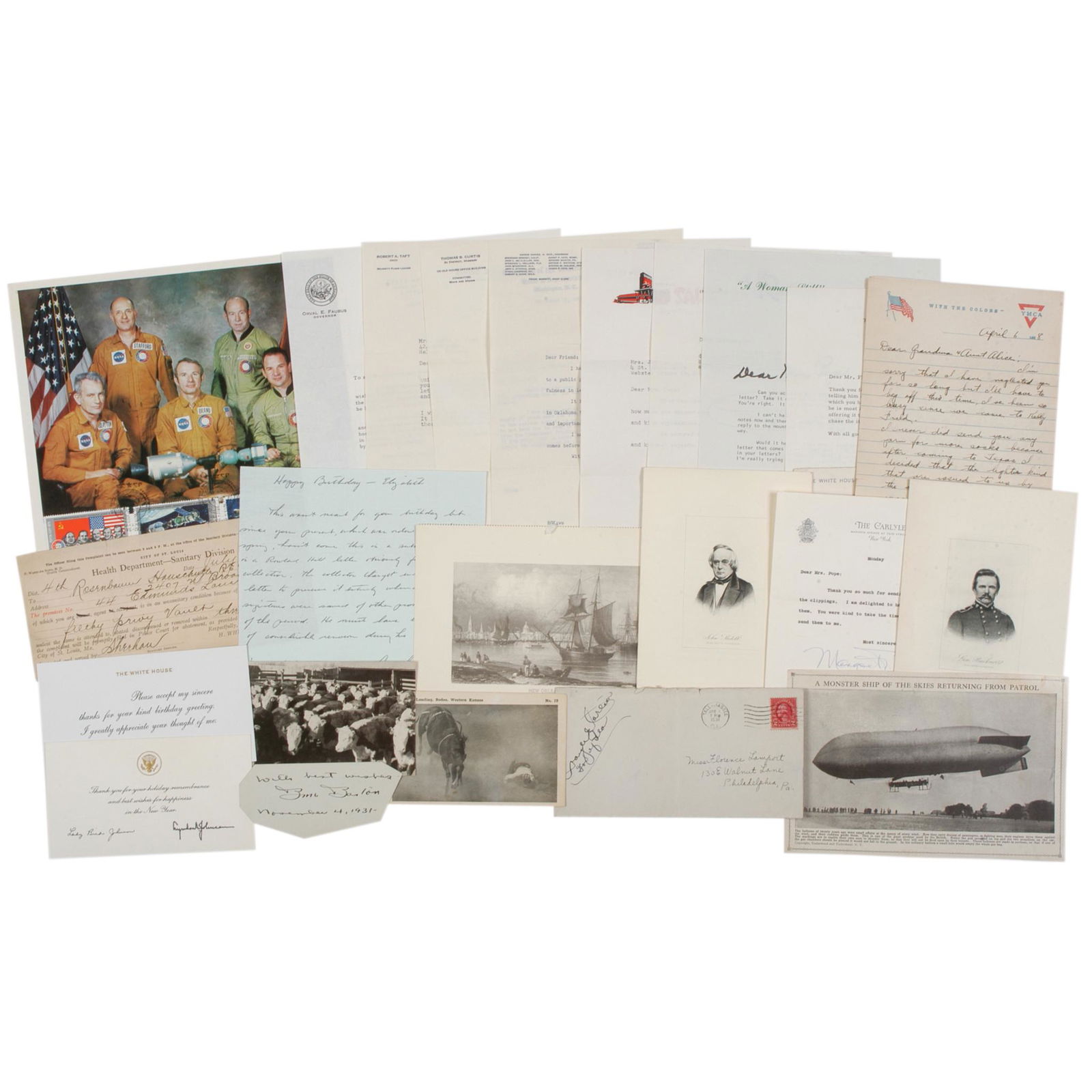 1931-1968 Large POLITICAL AUTOGRAPHS Accumulation (1 of 1)