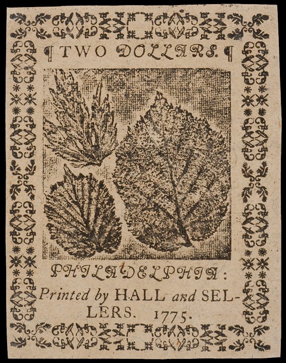 Colonial Currency, May 10, 1775, $2 - 2