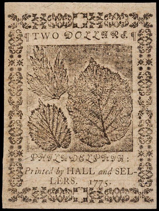 Colonial Currency, November 29, 1775, $2 - 2