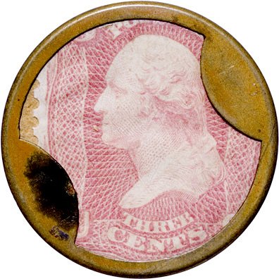 Encased Postage Stamps 3¢, AYERS CATHARTIC PILLS