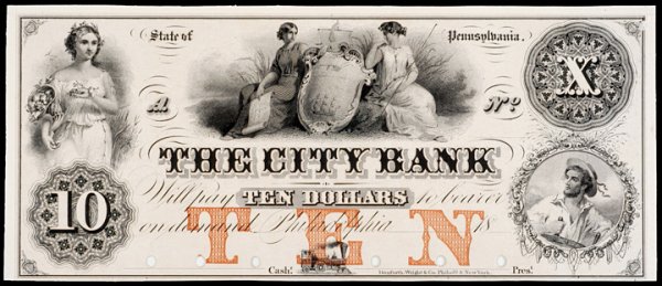 Obsolete Currency, Philadelphia, PA, Proof