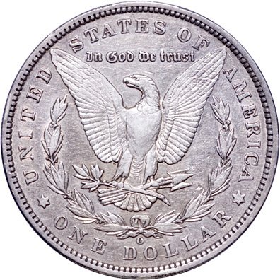 1893-O Morgan Silver Dollar. Abt. Extremely Fine - 2