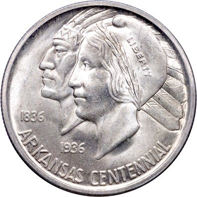 1936 Arkansas Centennial Commemorative Coin