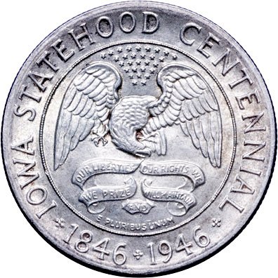 1946 Iowa Centennial Commemorative Half Dollar