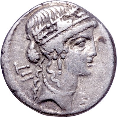 (200-75 B.C.) Rome Republic, Silver Denarius