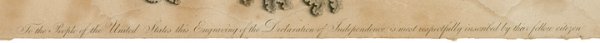 Rare 1819 Printing Declaration of Independence - 2